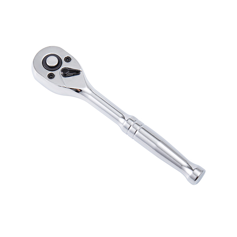 1/4' Dr. Quick-Release Ratchet Handle,Full Polished,Ergonomic Handle(72T）