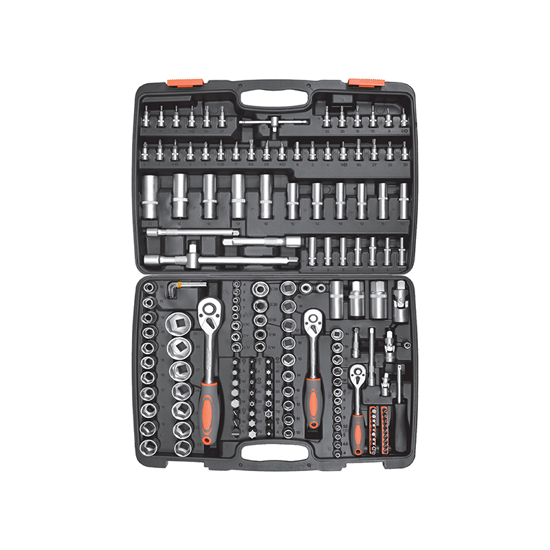 173PC 1/4' &3/8'&1/2' Dr. Tool Set,All Standard Bits and Nuts Included