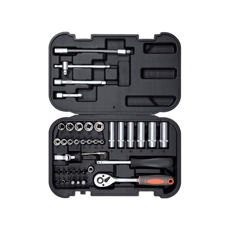 42PC 1/4' Dr. Socket Set with a Convenient Plastic Carry Case