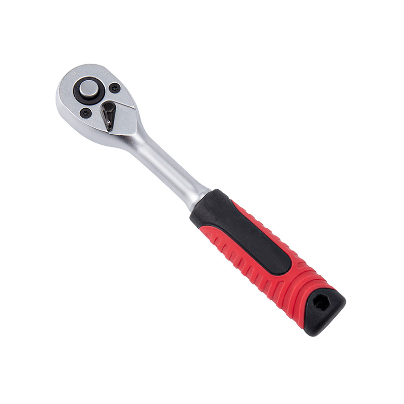 1/4' Dr. Quick-Release Ratchet Handle with Plastic Grip,Reversible Switch (72T）