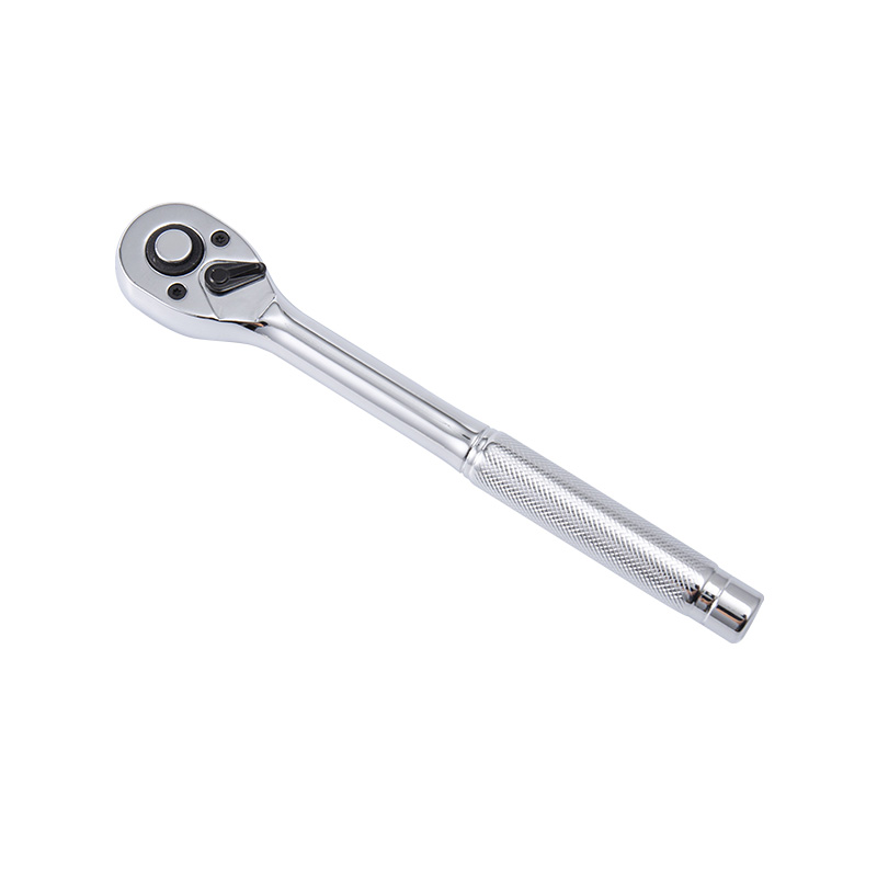 3/8' Dr. Quick-Release Ratchet Handle,Reversible Switch, Chrome Alloy Made (72T）