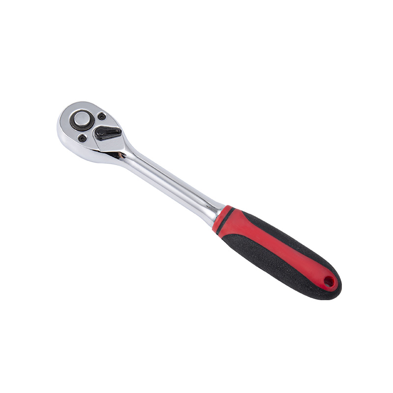 3/8' Dr. Quick-Release Ratchet Handle with Plastic Grip,Comfortable Grip,3/8' Square Drive (72T）