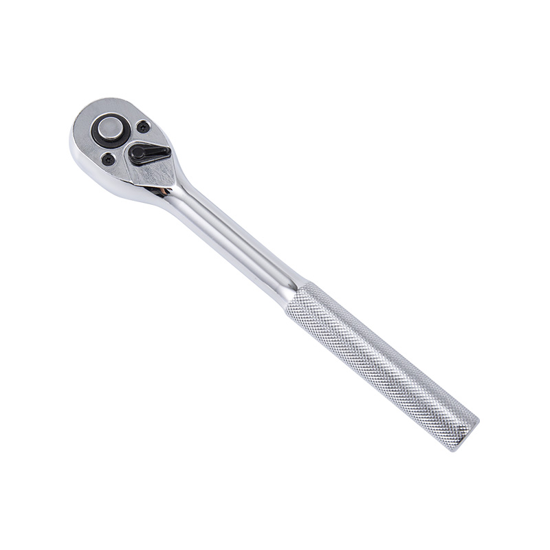 3/8' Dr. Quick-Release Ratchet Handle,Knurled Handle, Full Polised (72T）