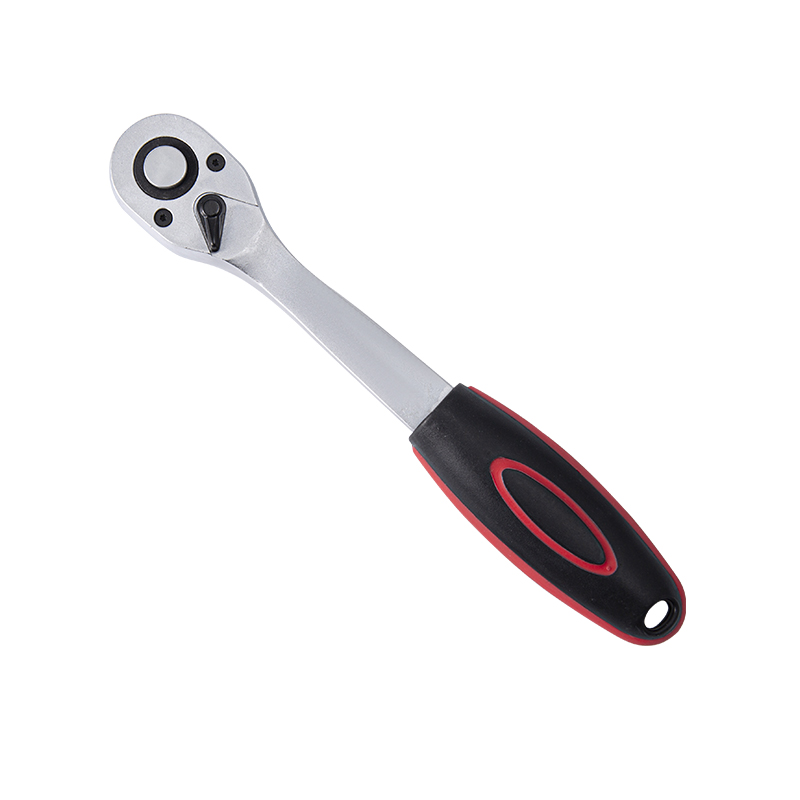 1/2' Dr. Quick-Release Ratchet Handle with Plastic Grip, Rachet Drive Socket Wrench(72T）